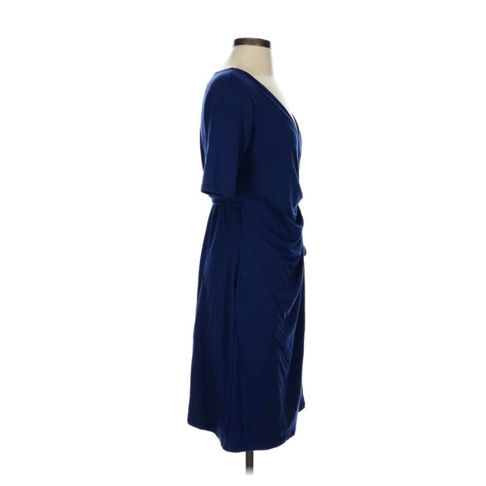 Quince XS Navy TENCEL™ Lyocell Wrap Dress | New With Tags - Picture 3 of 7